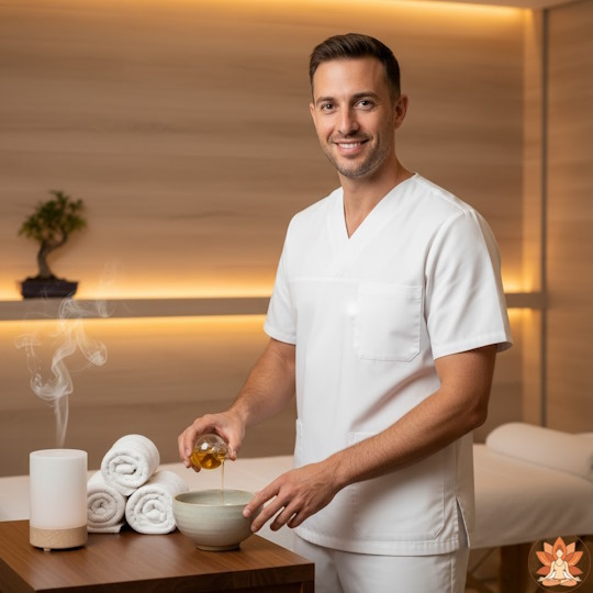 גיל מטפל בעיסוי שוודי בחיפה והקריות